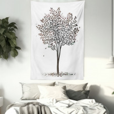 Fall Leaves Solititude Tapestry