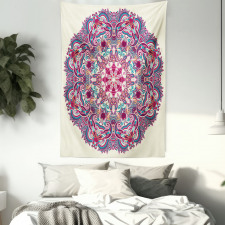 Boho Floral Tapestry