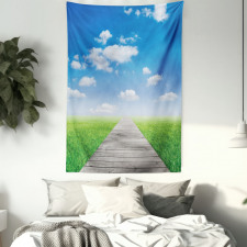 Meadow Countryside Path Tapestry