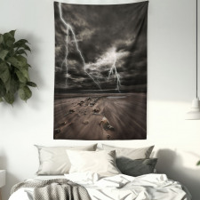 Bolts Across the Sandy Beach Tapestry