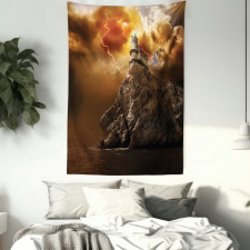 Castle Thunder Storm Tapestry