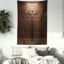 Basketball Field Sports Tapestry