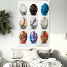 Marbles Bubble Artwork Tapestry