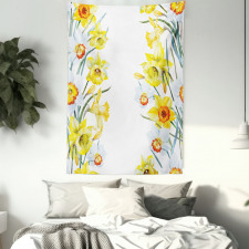 Meditation Flowers Tapestry