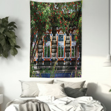 Ornate Wooden Shutters Tapestry