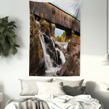 Rustic Oak Bridge Tapestry