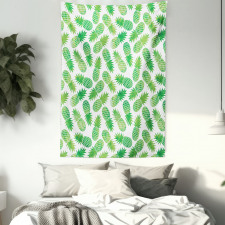 Exotic Pineapple Pattern Tapestry