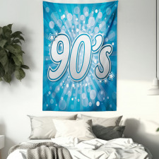 90s Pop Art Star Retro Tapestry