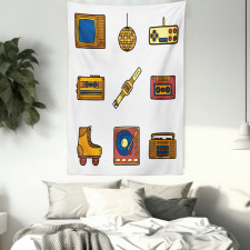 Cartoon Nostalgic Tapestry