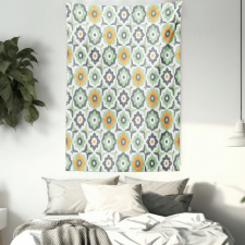 Lotus Floral Tapestry