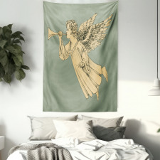Flying Angel Art Tapestry