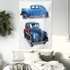 Old Antique Vehicle Tapestry