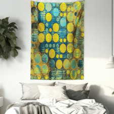 Groovy Polka Dots 60s Tapestry