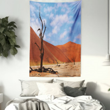 Lonely Tree in Desert Tapestry