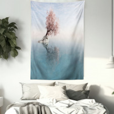 Lonely Tree in Water Tapestry