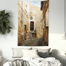 Narrow Cobble Street Tapestry