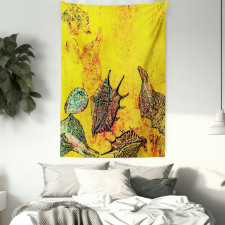 Seashells Animal Grunge Tapestry