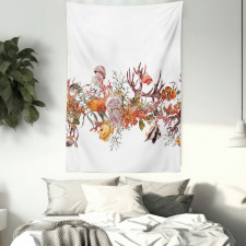 Coral Algea Sealife Tapestry