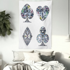 Heart Shaped Diamonds Tapestry