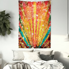 Rainbow with Diamonds Tapestry