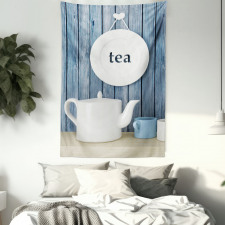 Country Cups and Pot Plate Tapestry