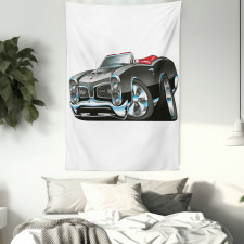 Nostalgic Sports Car Tapestry