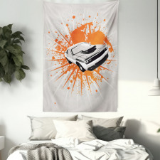 Classic Sports Car Tapestry