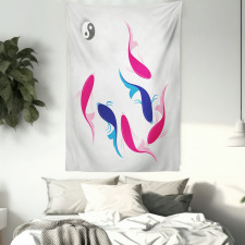 Fish Yin Yang Tapestry