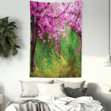 Spring Garden Landscape Tapestry