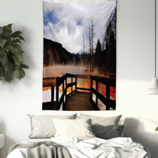 Hot Spring Scenery Tapestry