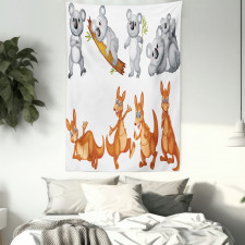 Kangaroos Koalas Tapestry