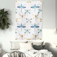 Regular Lines Insects Tapestry