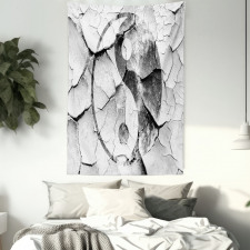 Ying Yang Grunge Display Tapestry