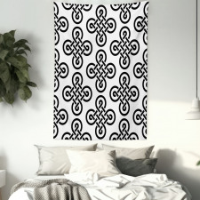 Old-Fashion Knot Motifs Tapestry