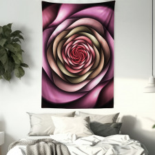 Rose Petals Modern Art Tapestry