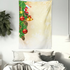 Bells Stockings Tree Tapestry