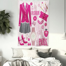 Fashion in Paris Dresses Tapestry