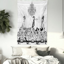 Fashion Women Catwalk Tapestry