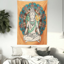 Asian Ancient Bohemian Design Tapestry