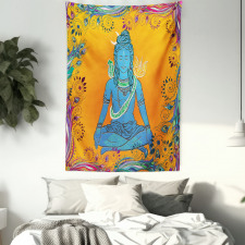 Cobra Mandala Paisley Tapestry