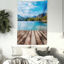 Lake Forest Mountain Tapestry