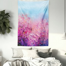 Cherry Spring Theme Tapestry