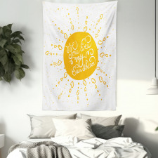 Heart Shaped Sunbeams Tapestry