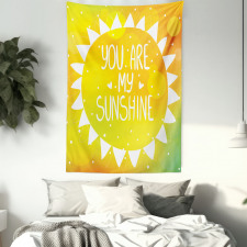 Sun Love Art Tapestry