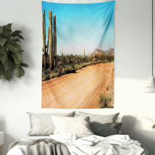 American Desert Cactus Tapestry