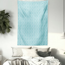 Raindrops Fall Season Art Tapestry