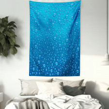 Water Drops Aquatic Rain Tapestry