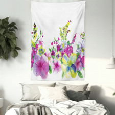 Watercolor Garden Tapestry