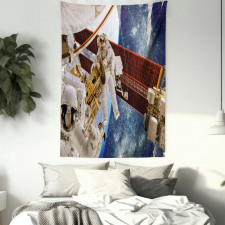 Space Station Planet Tapestry