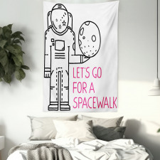 Lets Go for a Spacewalk Tapestry